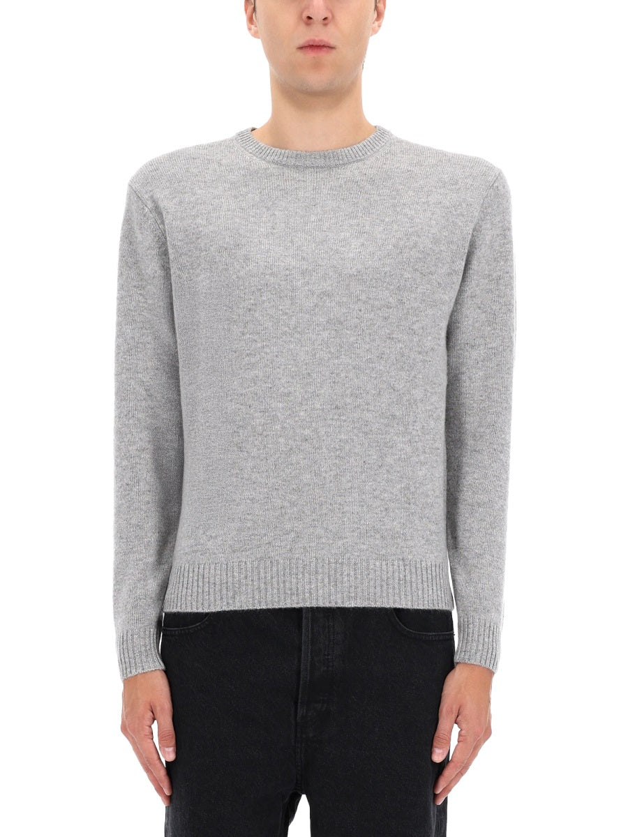 Aspesi Cashmere Knitted Sweater — Gray