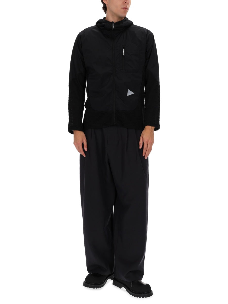 And Wander Polyester Jacket — Black