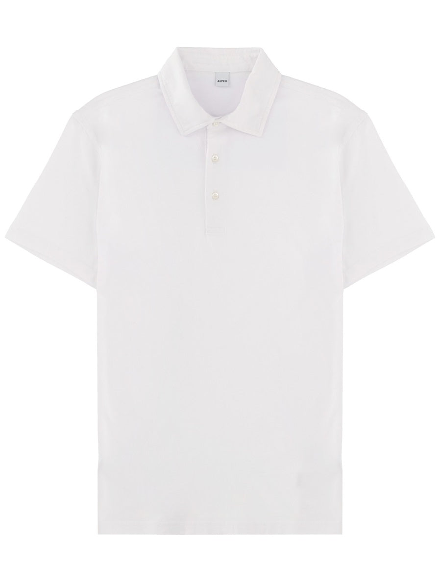 Aspesi Cotton Polo Shirt — White
