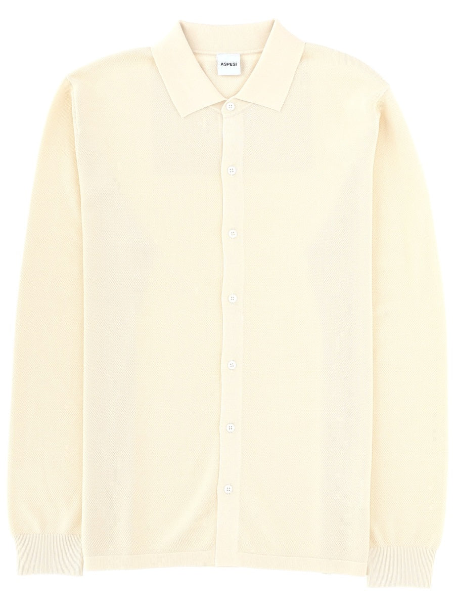 Aspesi Cotton Shirt — Ivory