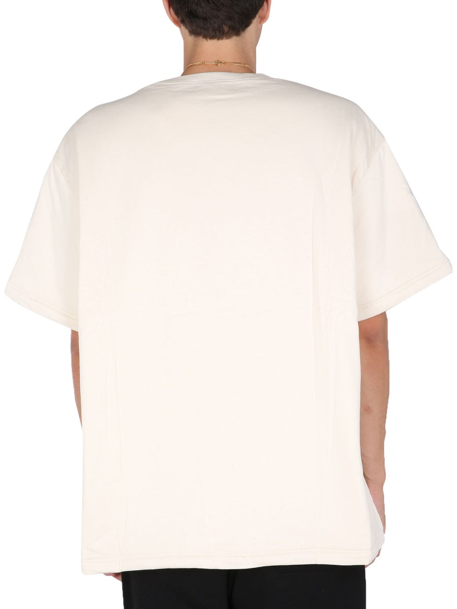 Ambush Padded Logo T-Shirt 140224202005160742025144 men's t-shirt in ivory, product photo 4