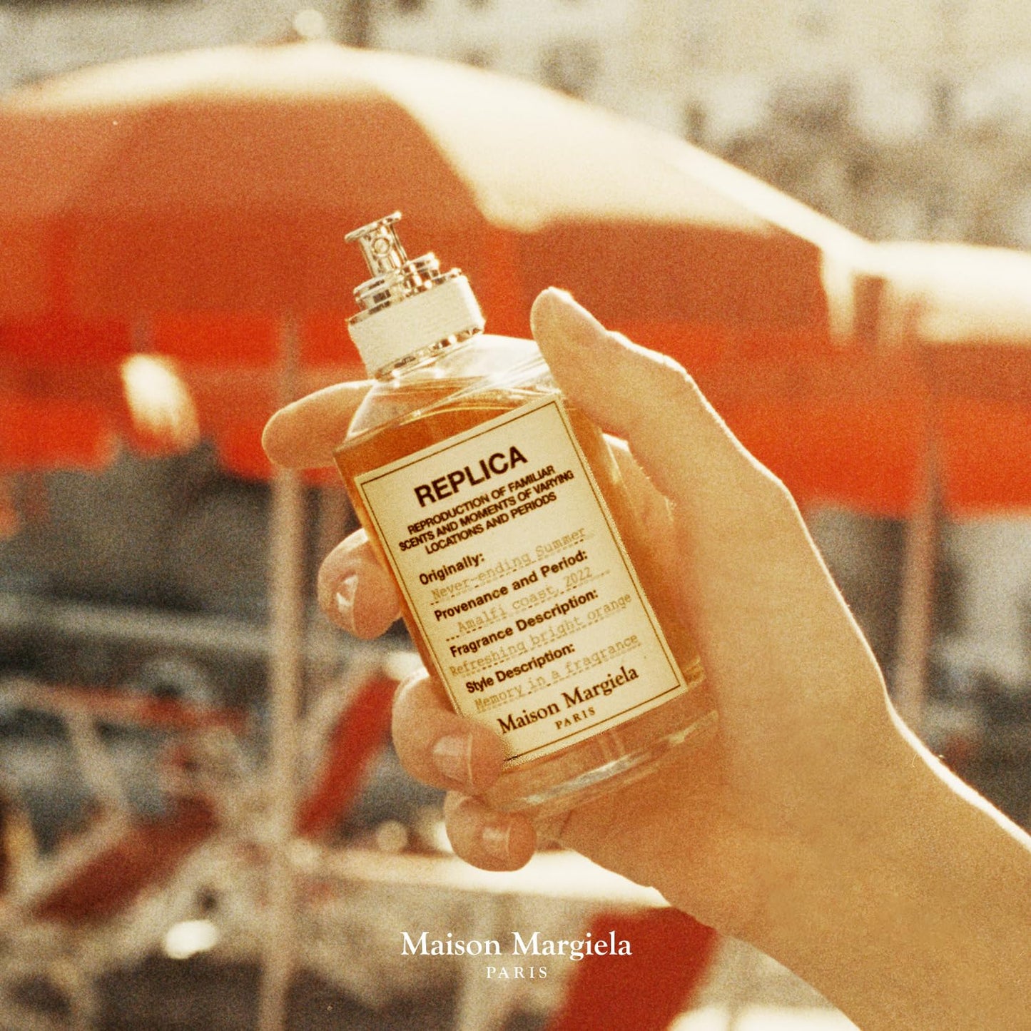 Maison Margiela Replica Never Ending Summer - Fresh Citrus Fragrance | Eau de Toilette with Italian Spritz, Bitter Orange & Vetiver - Long Lasting - Revitalizing Unisex Scent Perfect for Summer