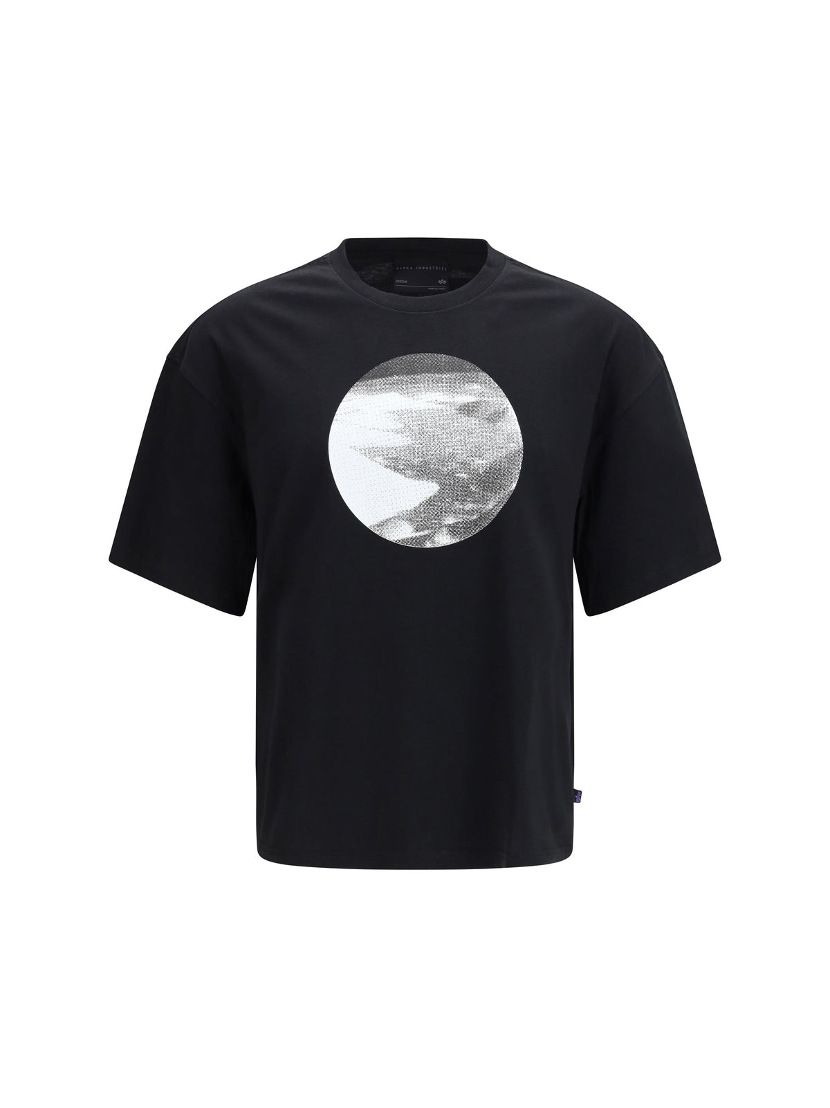 Alpha Industries Desert Print T-Shirt 1402237445032616853504000 unisex t-shirt in black, product photo 2