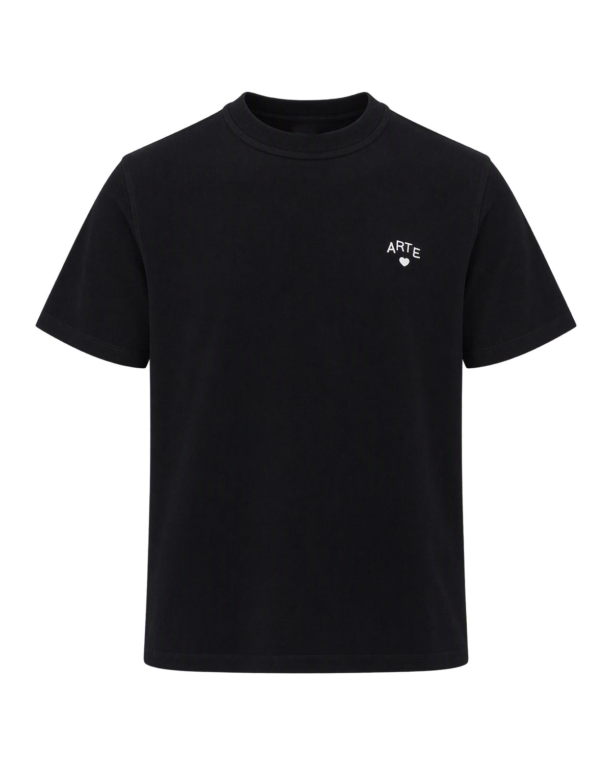 Arte Antwerp Embroidered Logo T-Shirt — Black