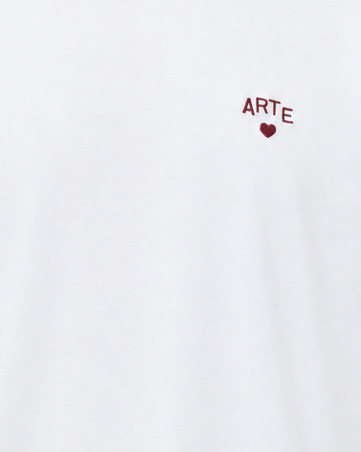 Arte Antwerp Embroidered Logo T-Shirt — White
