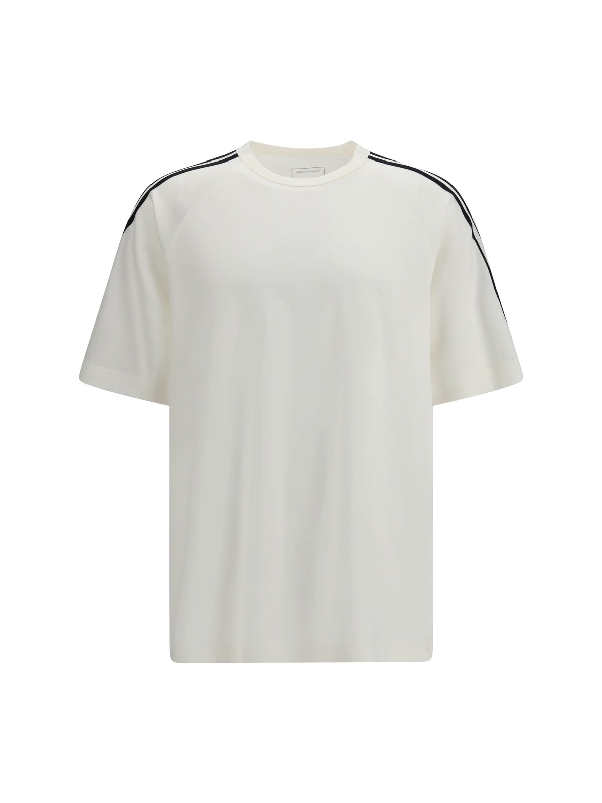 Adidas 3-Stripes with Metallic Thread T-Shirt — White