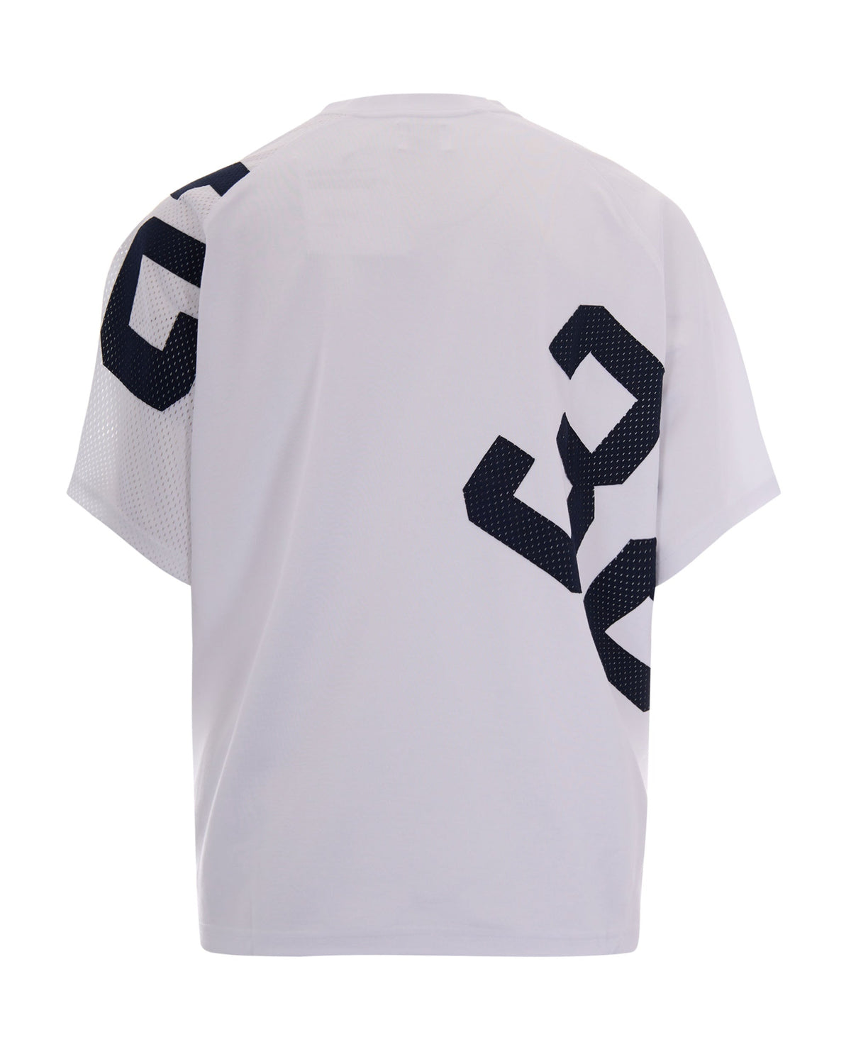 Arte Antwerp Distorted Number Motif T-Shirt — White