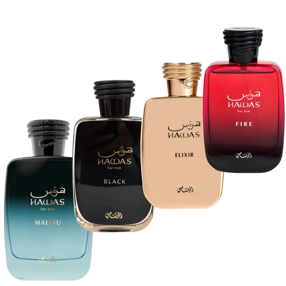 Rasasi Hawas 4-Piece Miniature Set