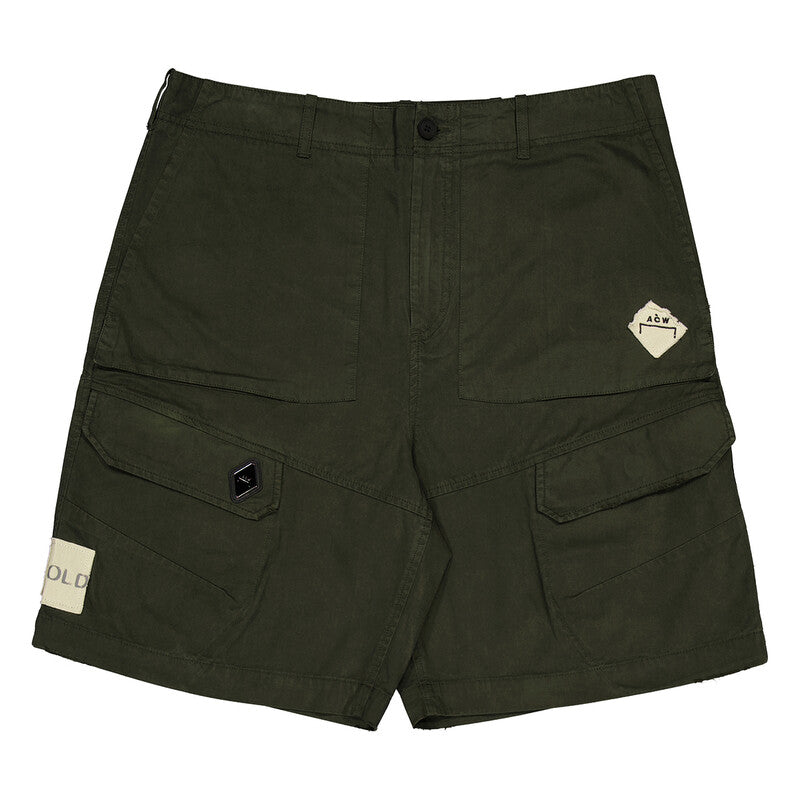 A Cold Wall Ando Cotton Cargo Shorts ACWMB208 men's shorts in dark olive