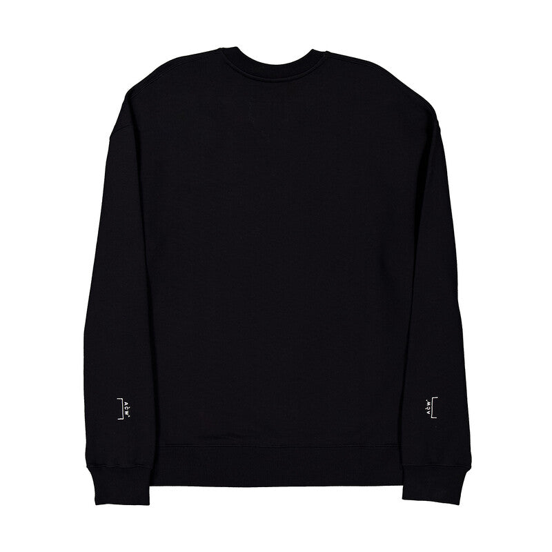 A Cold Wall Essential Cotton Jersey Sweatshirt ACWMW080-BLACK men's sweater in black