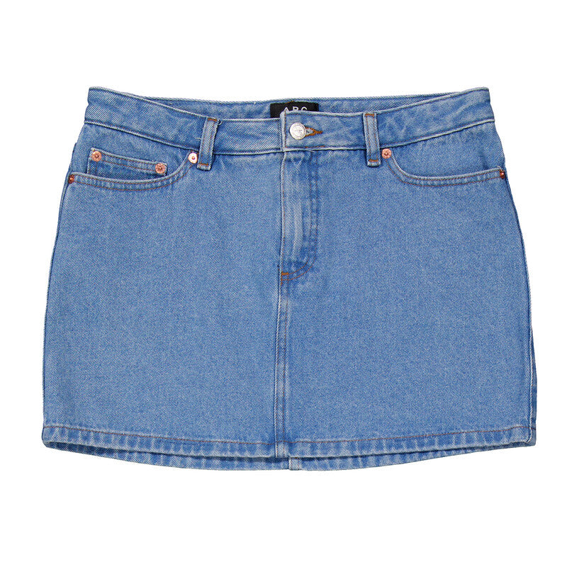A.P.C. Mini Denim Skirt COHCW-F06093-INDIGO DELAVE women's skirt in indigo