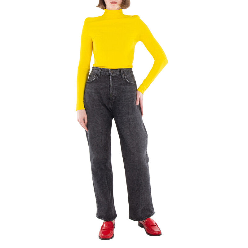 Agolde Fran Jeans A9157-1346-DITCH women's jeans in Black