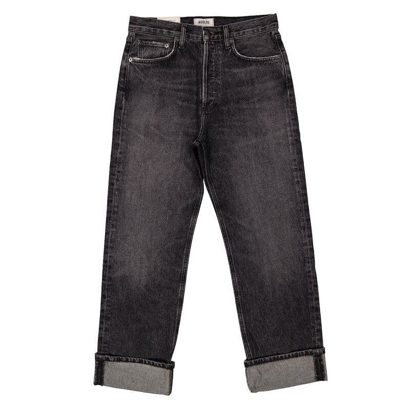 Agolde Fran Jeans A9157-1346-DITCH women's jeans in Black