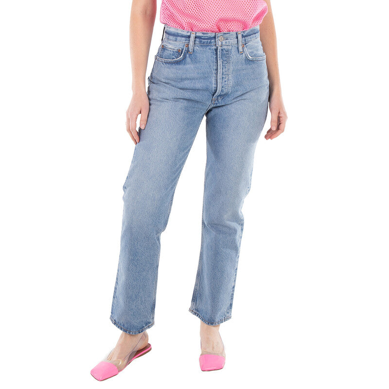 Agolde 90s Pinch Waist Straight Jeans A154C-1535-INFINITE women's jeans in Vintage Indigo