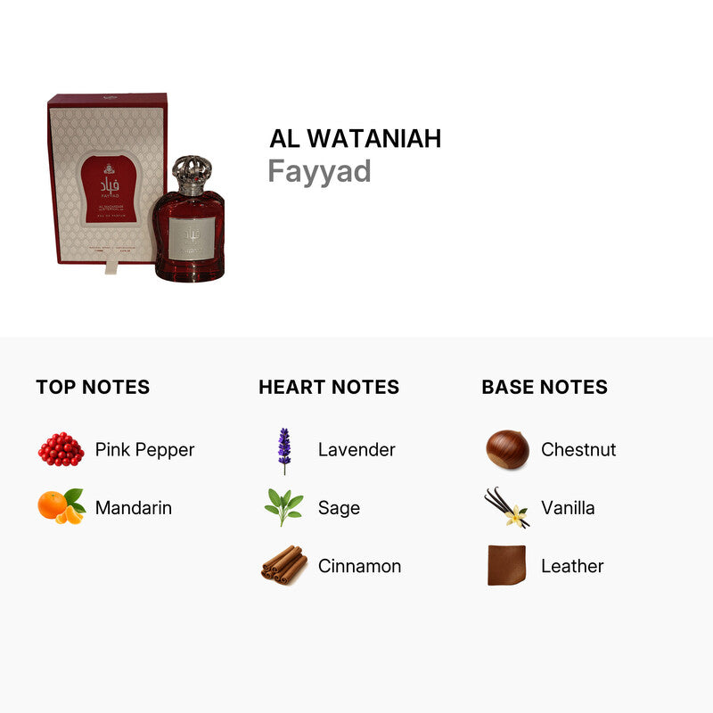 Al Wataniah Fayyad Eau de Parfum 3.4 oz