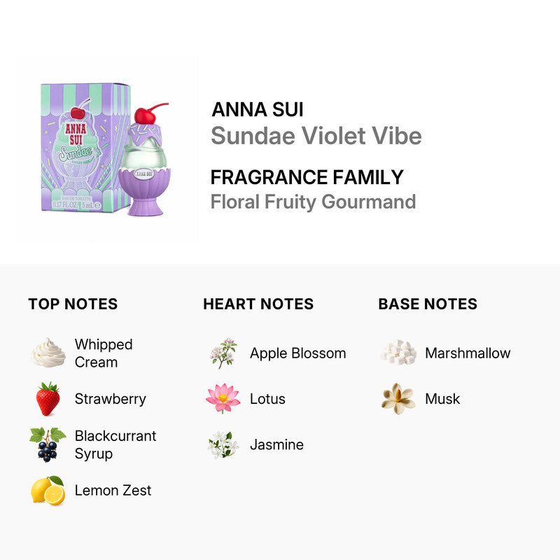 Anna Sui Sundae Violet Vibe Eau de Toilette