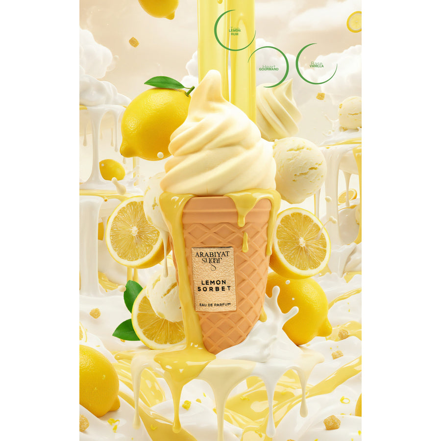 Arabiyat Sugar Lemon Sorbet EDP Spray 3.4 oz – Unisex Fragrance