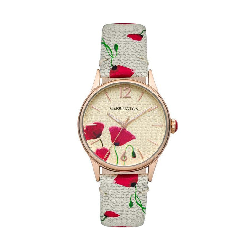Cordelia White Face Gold-tone Women's Luxury Watch - CT-2018-04