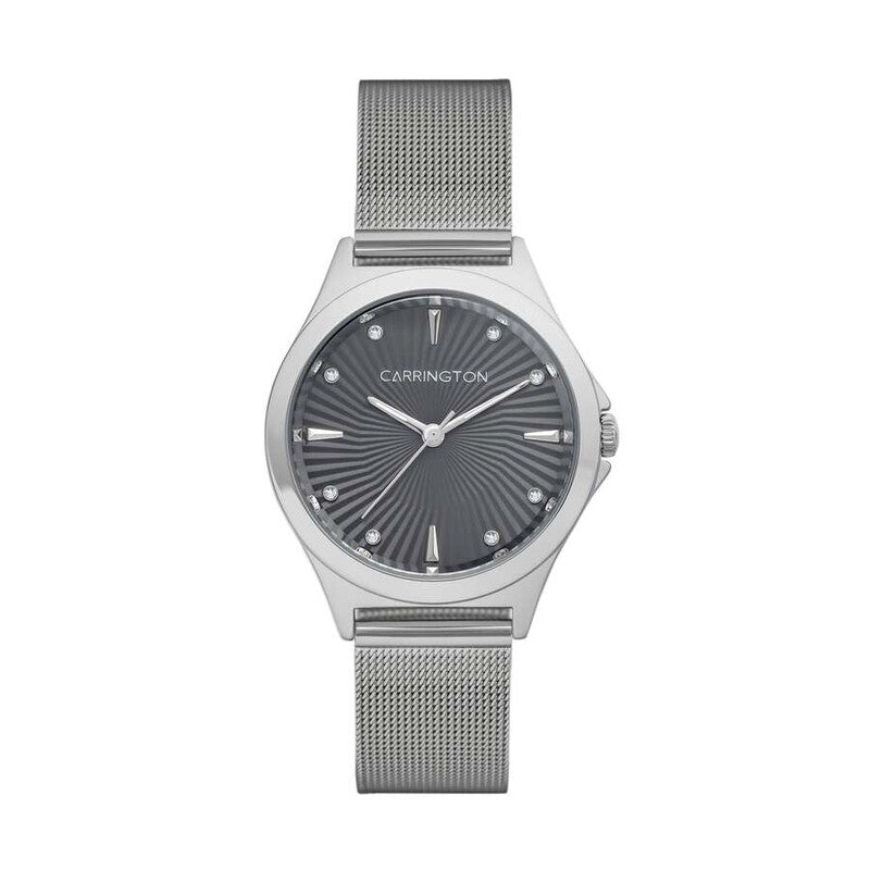 Rania Silver Face Stainless Steel Women's Luxury Watch - CT-2017-11
