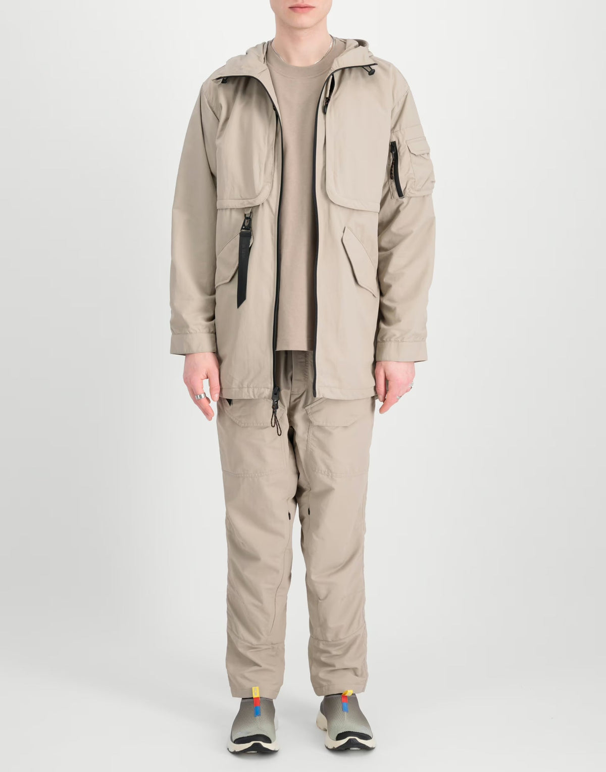Alpha Industries Utility UV Fishtail Jacket 146117UV679 men's jacket in beige, product photo 1