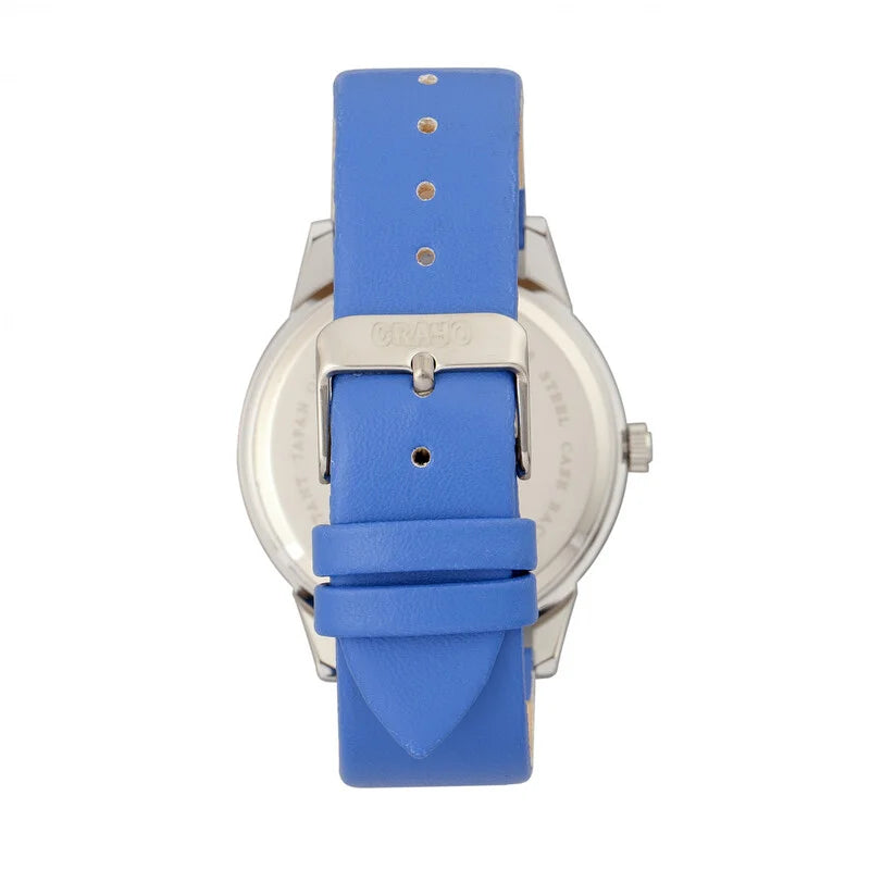 Electric Blue Face Stainless Steel Men's Luxury Watch - CRACR5005