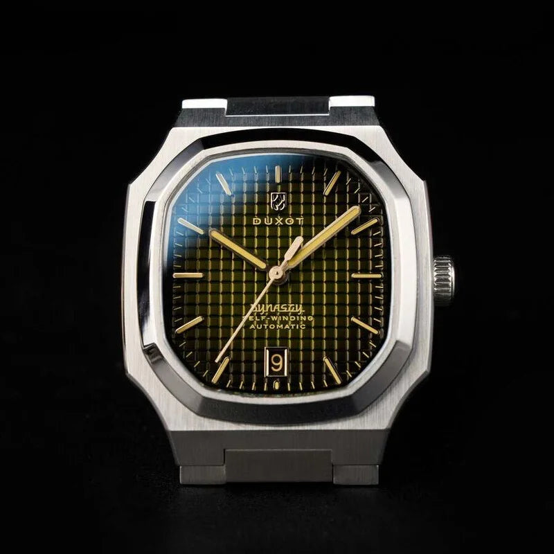 Duxot Green Face Stainless Steel Men's Luxury Watch (Automatic Edition) - DX-2069-22