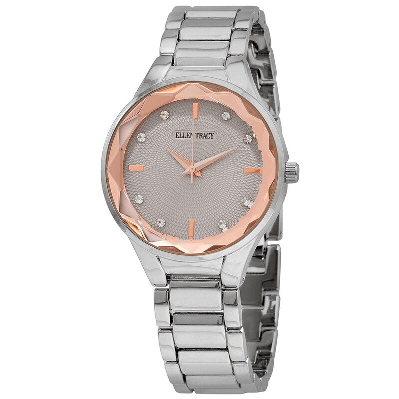 Ellen Tracy ET5313SL women's watch with grey dial