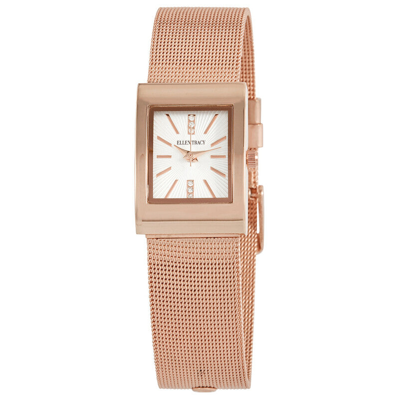 Ellen Tracy ET5254RG women's watch with silver dial