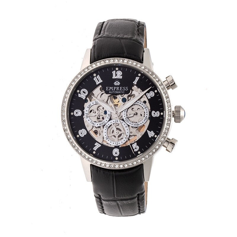 Empress Beatrice EM2002 women's watch with black dial
