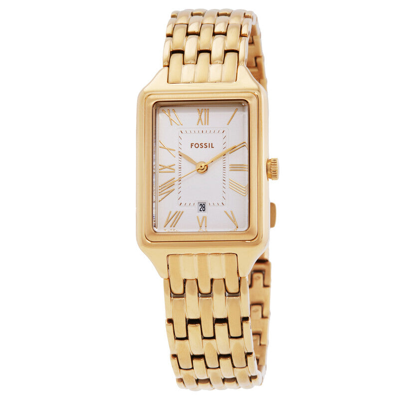 Fossil Raquel ES5220 women's watch with silver dial