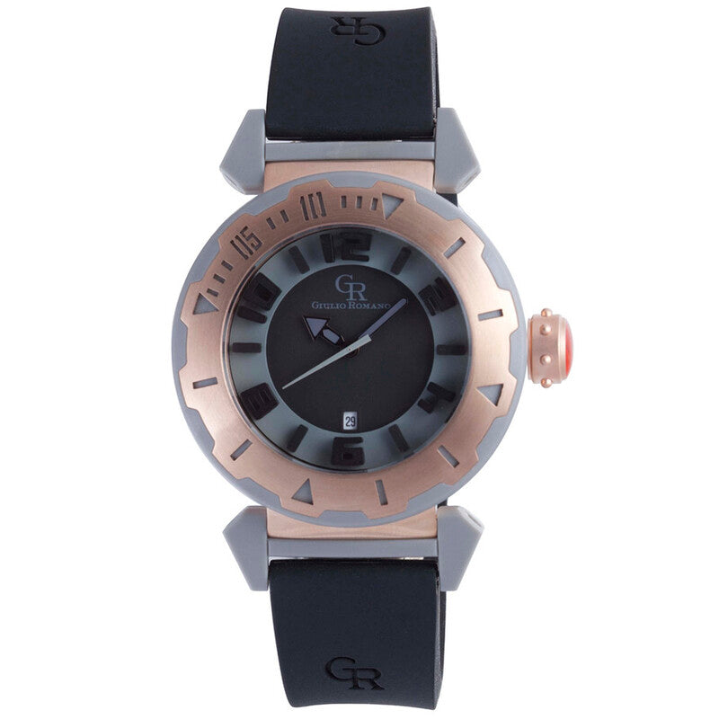 Giulio Romano Ferrara GR-5000-13-007.09 men's watch with black dial