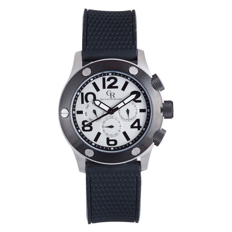 Giulio Romano Piemonte GR-3000-04-001 men's watch with silver dial
