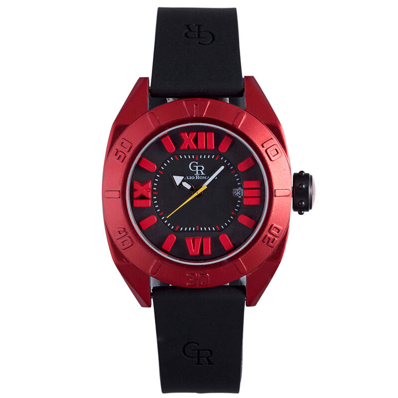 Giulio Romano Termoli GR-6000-17-004 men's watch with red aluminum case