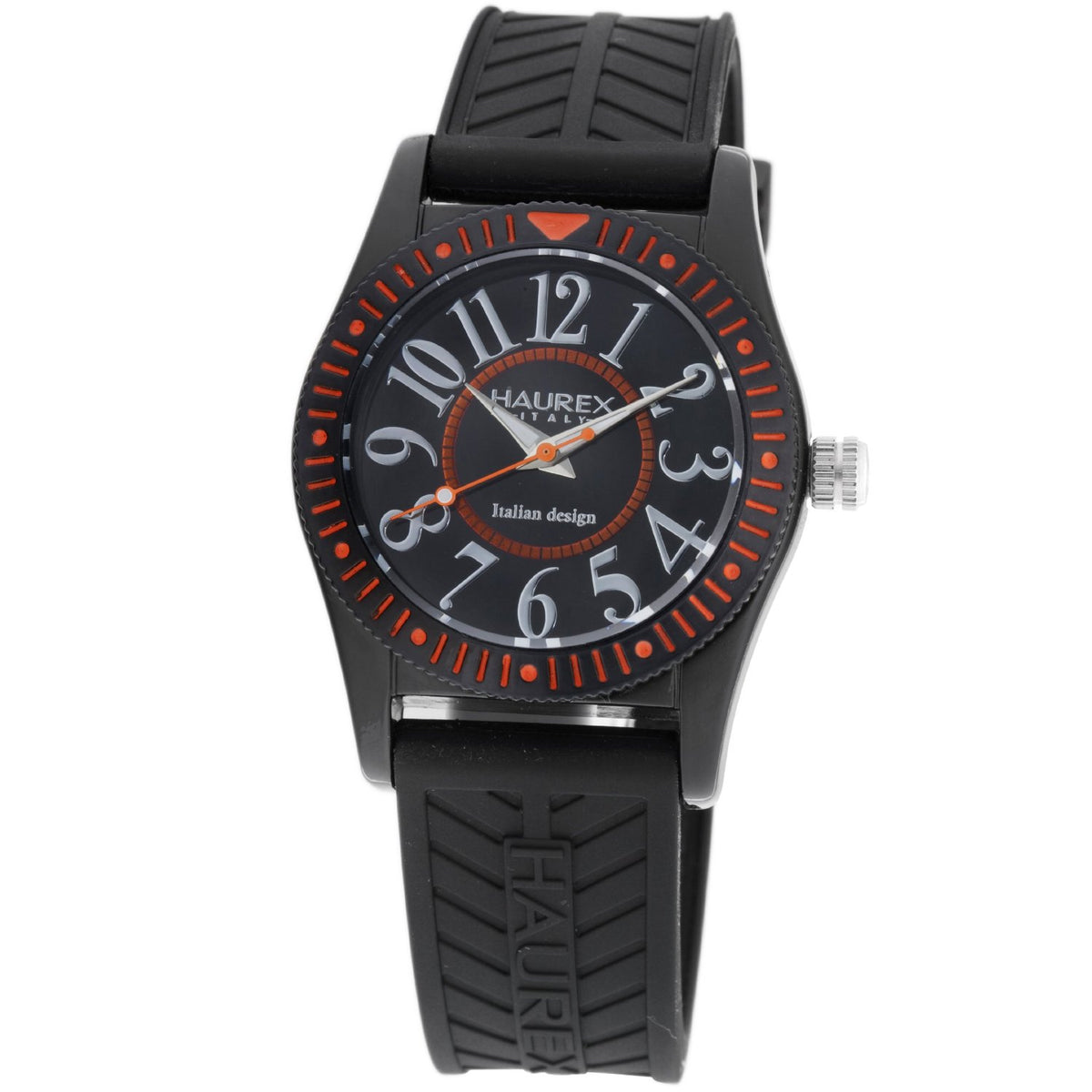 Haurex Italy Promise Quartz Unisex Watch Black Dial PN331UNO