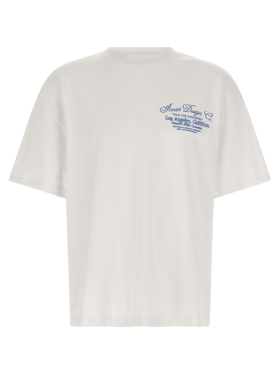 Amiri Oversized Graphic T-Shirt AM426JR003003O men's T-shirt in White