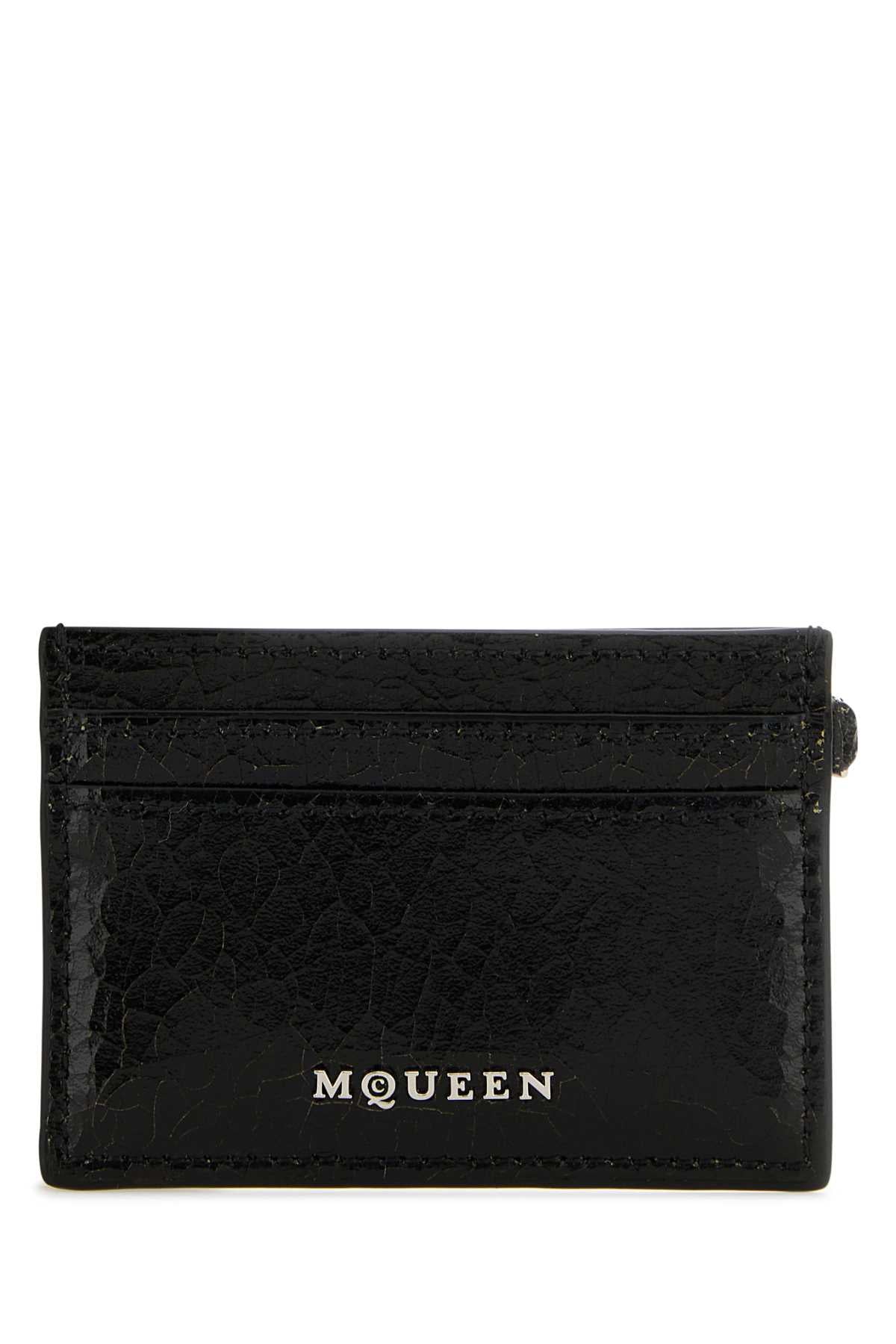 Alexander McQueen Card Case 8050631AAUE 9769 men's card case in black, product photo 1
