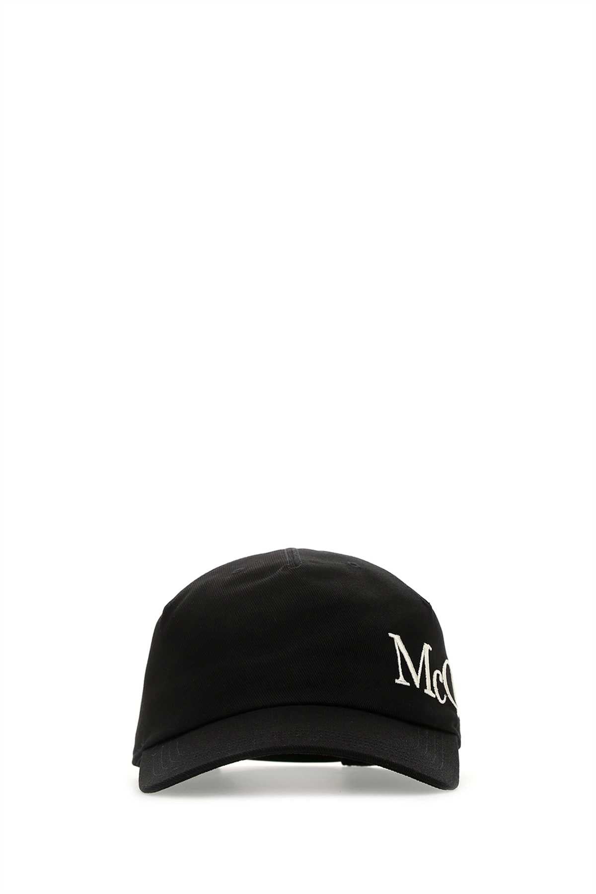 Alexander McQueen Baseball Cap 6328964105Q 1078 unisex hat in black, product photo 1