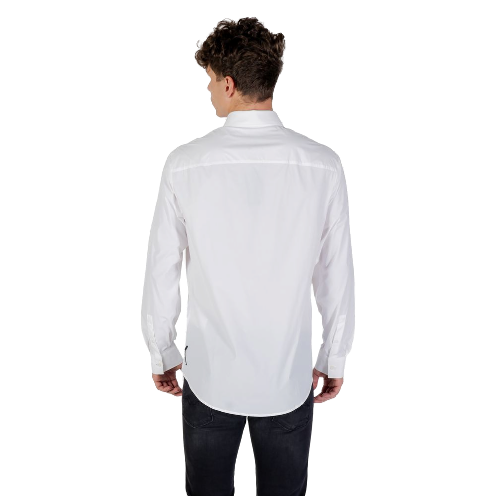 Armani Exchange Elastane Stretch Shirt — White