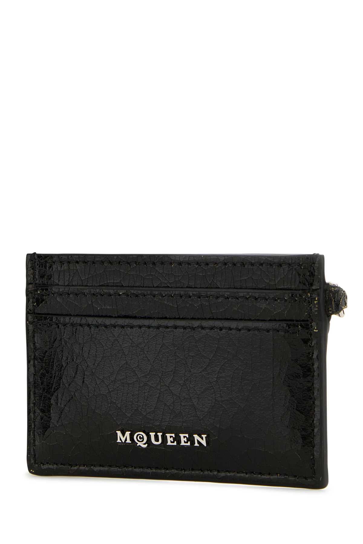 Alexander McQueen Card Case 8050631AAUE 9769 men's card case in black, product photo 2