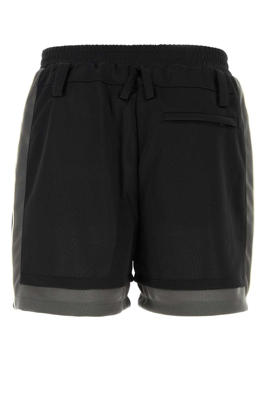 Ambush Color-Block Bermuda Shorts BMCL001S24JER001 1009 men's shorts in black, product photo 2