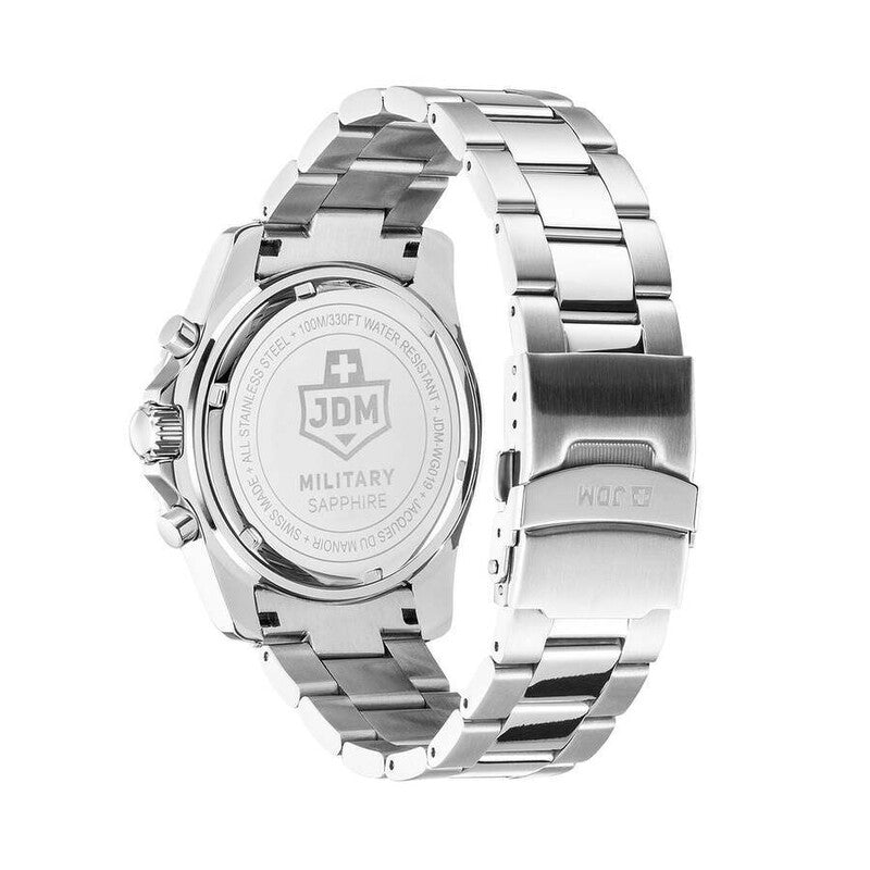 JDM Military Sierra Chrono JDM-WG019-01 men's watch with black dial