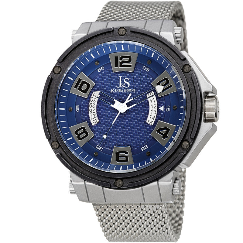 Joshua & Sons JX132BU men's watch with blue dial