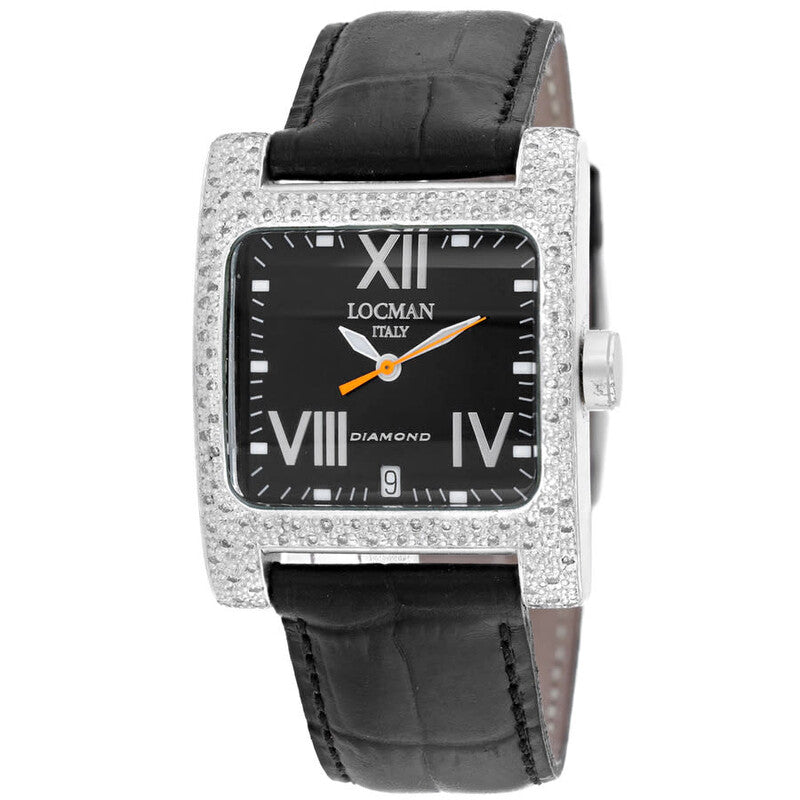 Locman Classic Quartz Black Dial Ladies Watch 431BKD/BK LEAL
