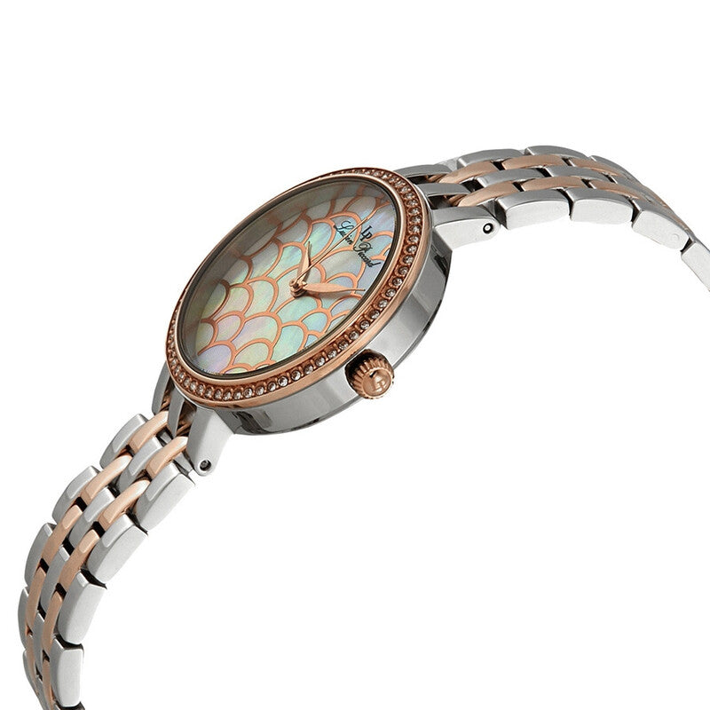 Lucien Piccard Ava Mother of Pearl Dial Ladies Watch LP-28022-SR-22MOP