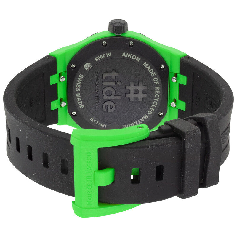 Maurice Lacroix Aikon Tide Quartz Green Dial Men's Watch AI2008-70070-300-0