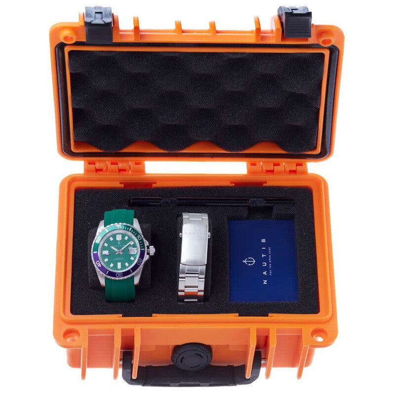 Nautis Interceptor Quartz Green Dial Men's Watch 19161G-H