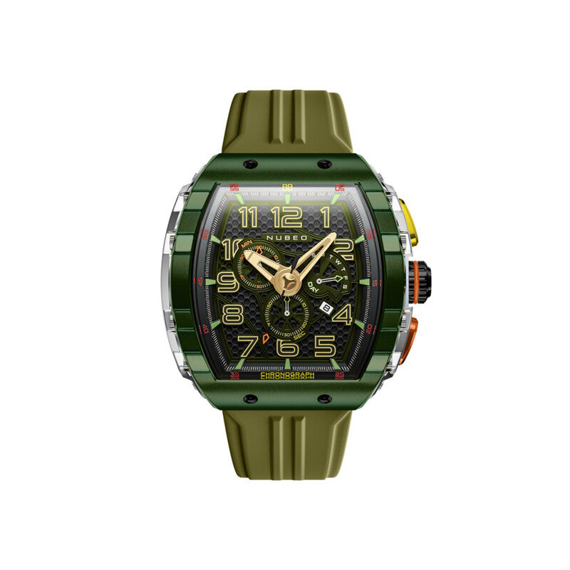 Nubeo Magellan Green Dial Men's Watch NB-6088-05