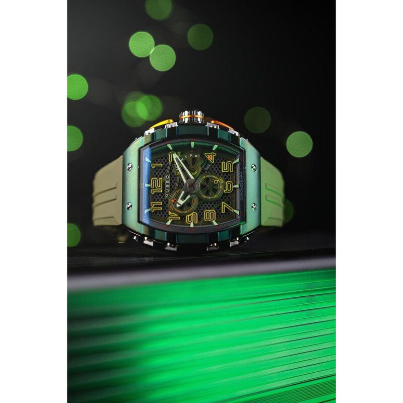 Nubeo Magellan Green Dial Men's Watch NB-6088-05
