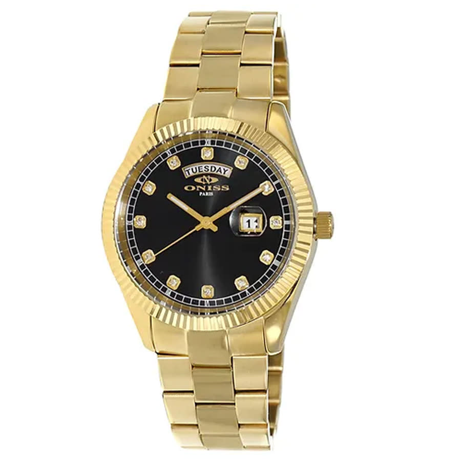 Oniss ONZ3881 ON3881-MGBK men's watch with black dial