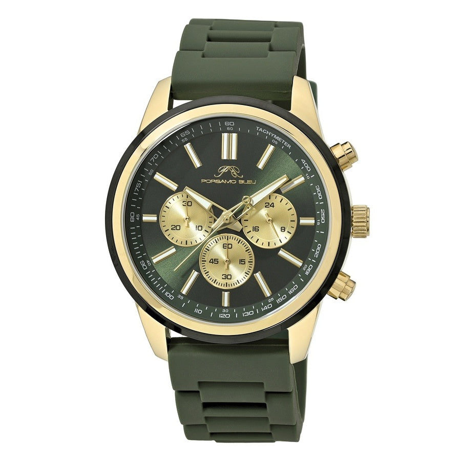 Porsamo Bleu Logan 1451ELOR men's watch with green dial